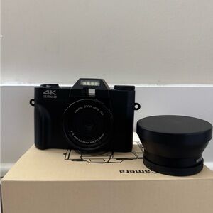 4K Ultra HD Black Camera